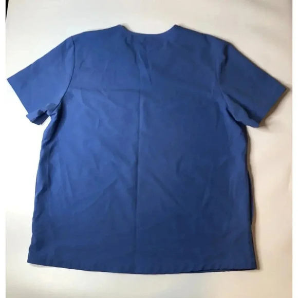 Figs Technical Collection Blue Scrub Top Size XXL - Picture 6 of 7